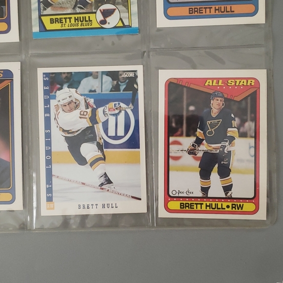 8LOT BRETT HULL CARDS - Picture 4 of 5
